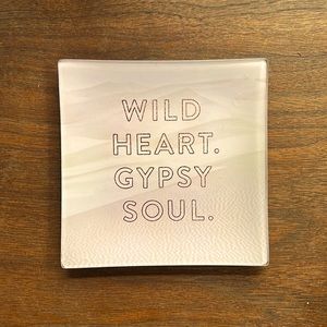 Urban Outfitters Glass Catch all Jewelry Dish. Used. Excellent condition